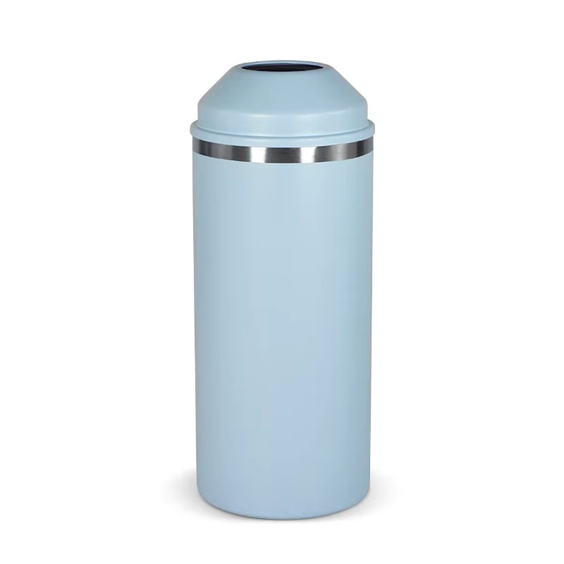 Doppelwandiger Edelstahl-Weinkühler Pastellblau