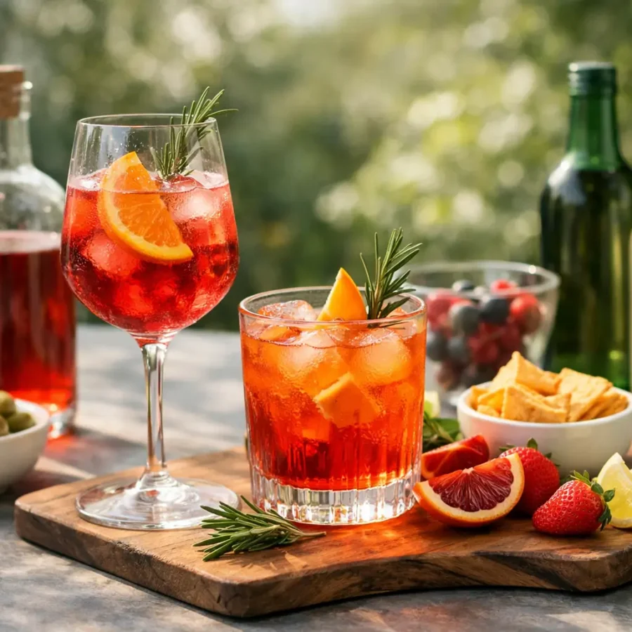 Alkoholfreie Alternativen für Aperitif