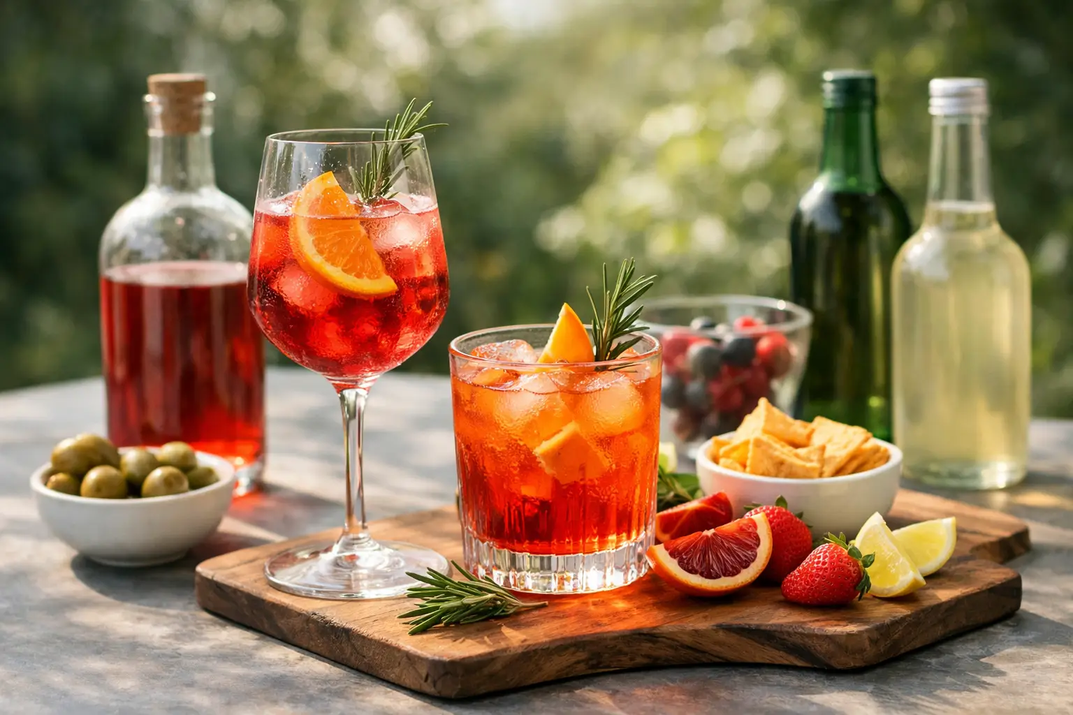 Alkoholfreie Alternativen für Aperitif