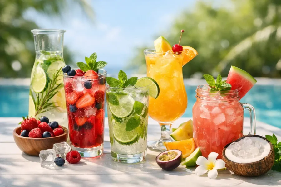 Beste Sommerdrinks ohne Alkohol für Genießer