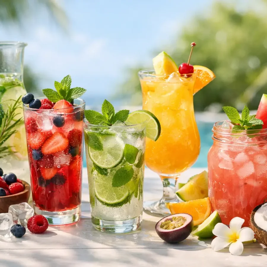 Beste Sommerdrinks ohne Alkohol für Genießer
