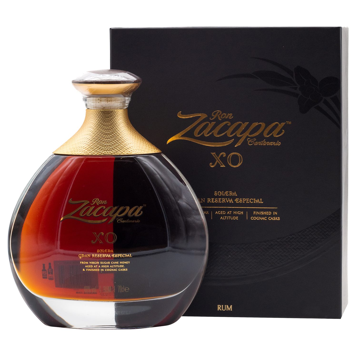 Ron Zacapa Centenario XO Solera Gran Reserva Especial 40% Vol. 0,7l mit Geschenk