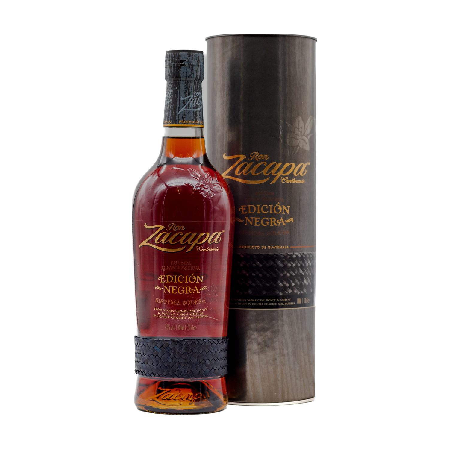 Ron Zacapa Centenario Edition Negra Solera 43% Vol. 0,7l mit Geschenkbox