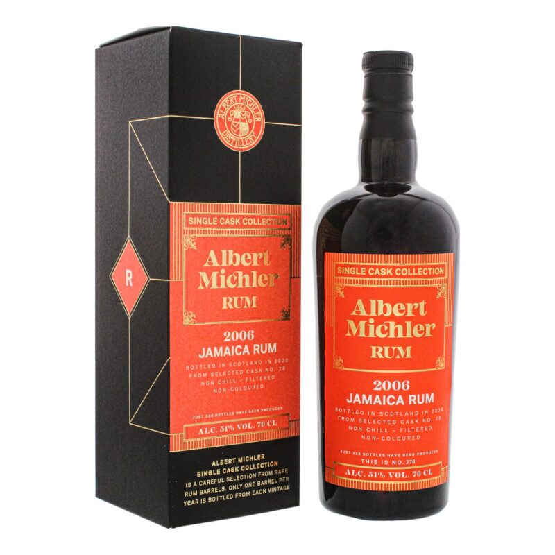 Albert Michler Single Cask Jamaica 2006/20 51% Vol. 0,7l mit Geschenkbox