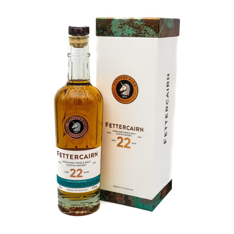 Fettercairn 22 Jahre Single Malt Whisky 47% Vol. 0,7l mit Geschenkbox