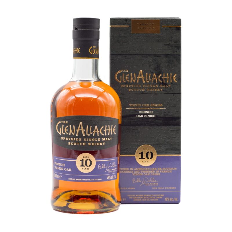 GlenAllachie 10 Jahre French Virgin Oak Single Malt 48% Vol. 0,7l + GB