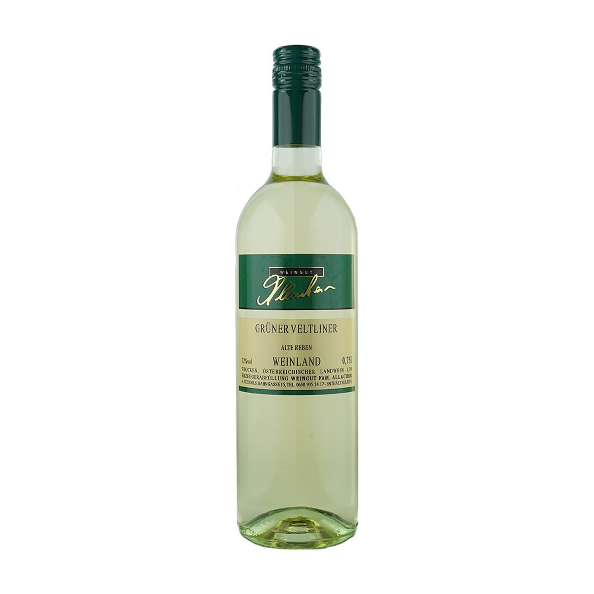 Allacher Grüner Veltliner 2025 12% Vol. 0,75l