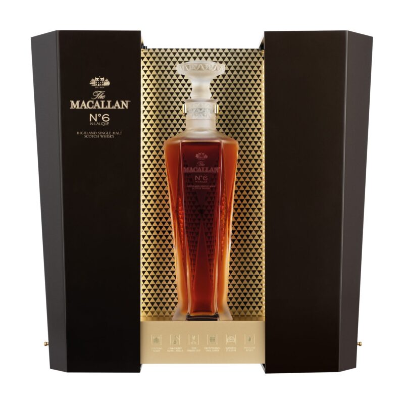 The Macallan No. 6 In Lalique Decanter Whisky 43% Vol. 0,7l mit Geschenkbox