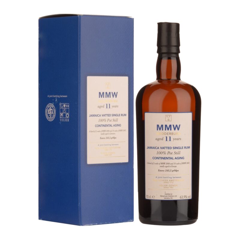 MMW Wedderburn Rum 11y Continental aging 63,9% Vol. 0,7l + GB