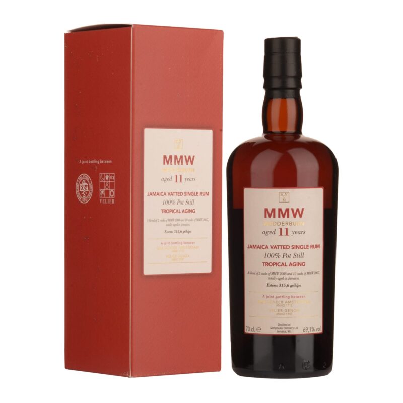 MMW Wedeerburn Rum 11y Tropical aging 69,1% Vol. 0,7l + GB