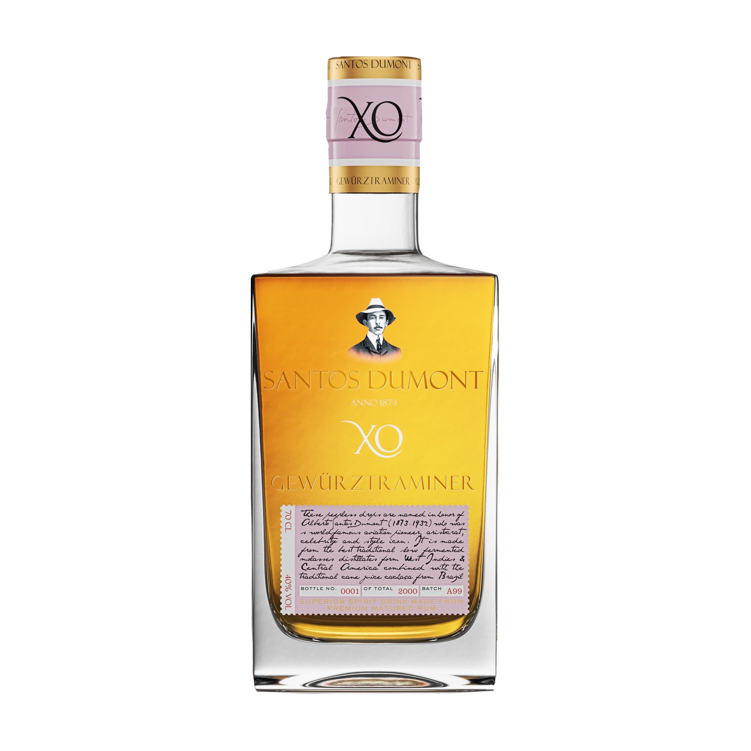 Santos Dumont XO Gewürztraminer 40% Vol. 0,7l
