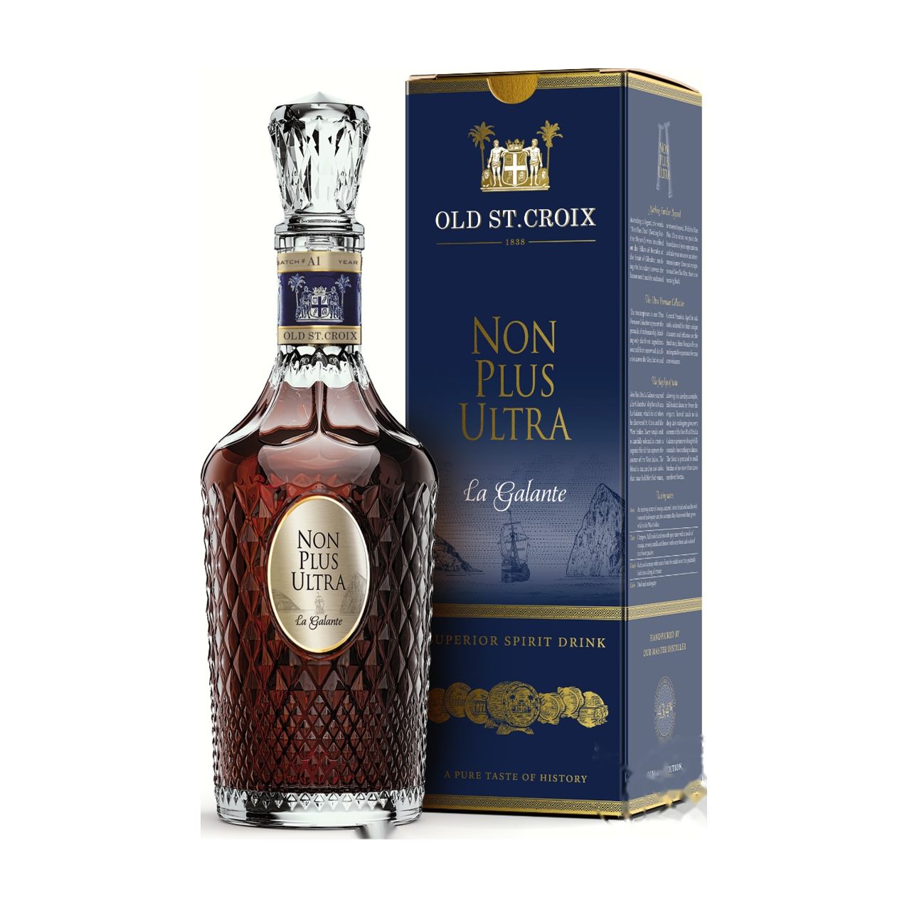 Old St. Croix Non Plus Ultra La Galante 43,4% Vol. 0,7l mit Geschenkbox