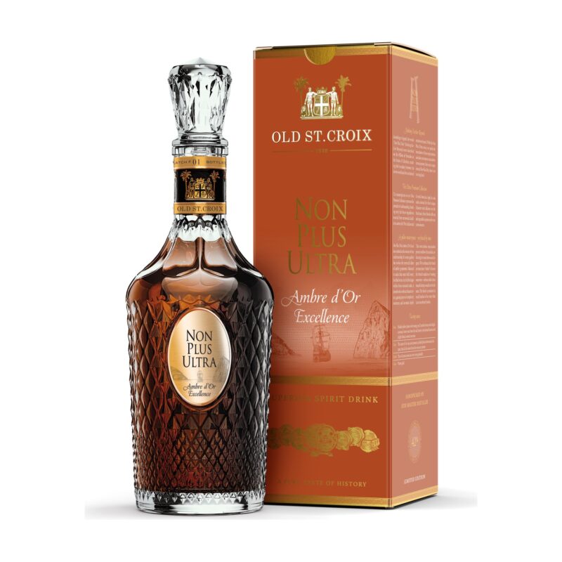 Old St. Croix Non Plus Ultra Ambre d'Or Excellence 42% Vol. 0,7l mit Geschenkbox