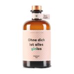 Flaschenpost Gin "Ohne dich ist alles Ginlos" 41% Vol. 0,5l