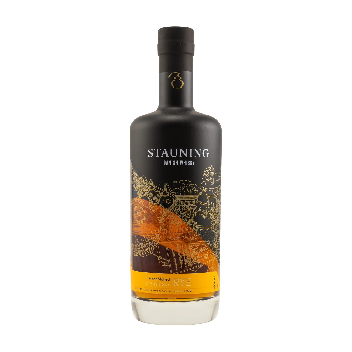 Stauning Rye Malted Danish Whisky Batch 1 2022 48% Vol. 0,7l