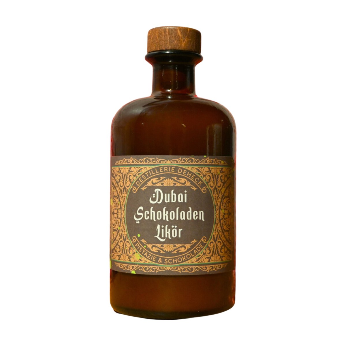 Deheck Dubai-Schokoladen-Likör Pistazie & Schokolade 15% Vol. 0,5l