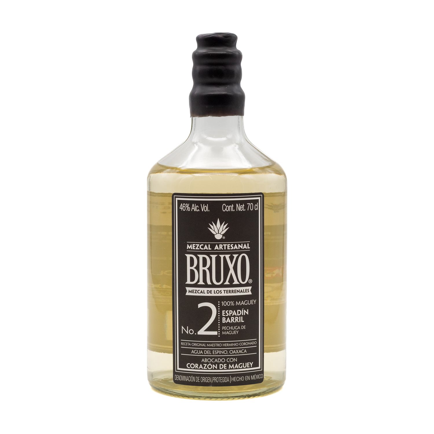 Mezcal BRUXO No.2 Pechuga Artesanal 100% de Agave 46% Vol. 0,7l