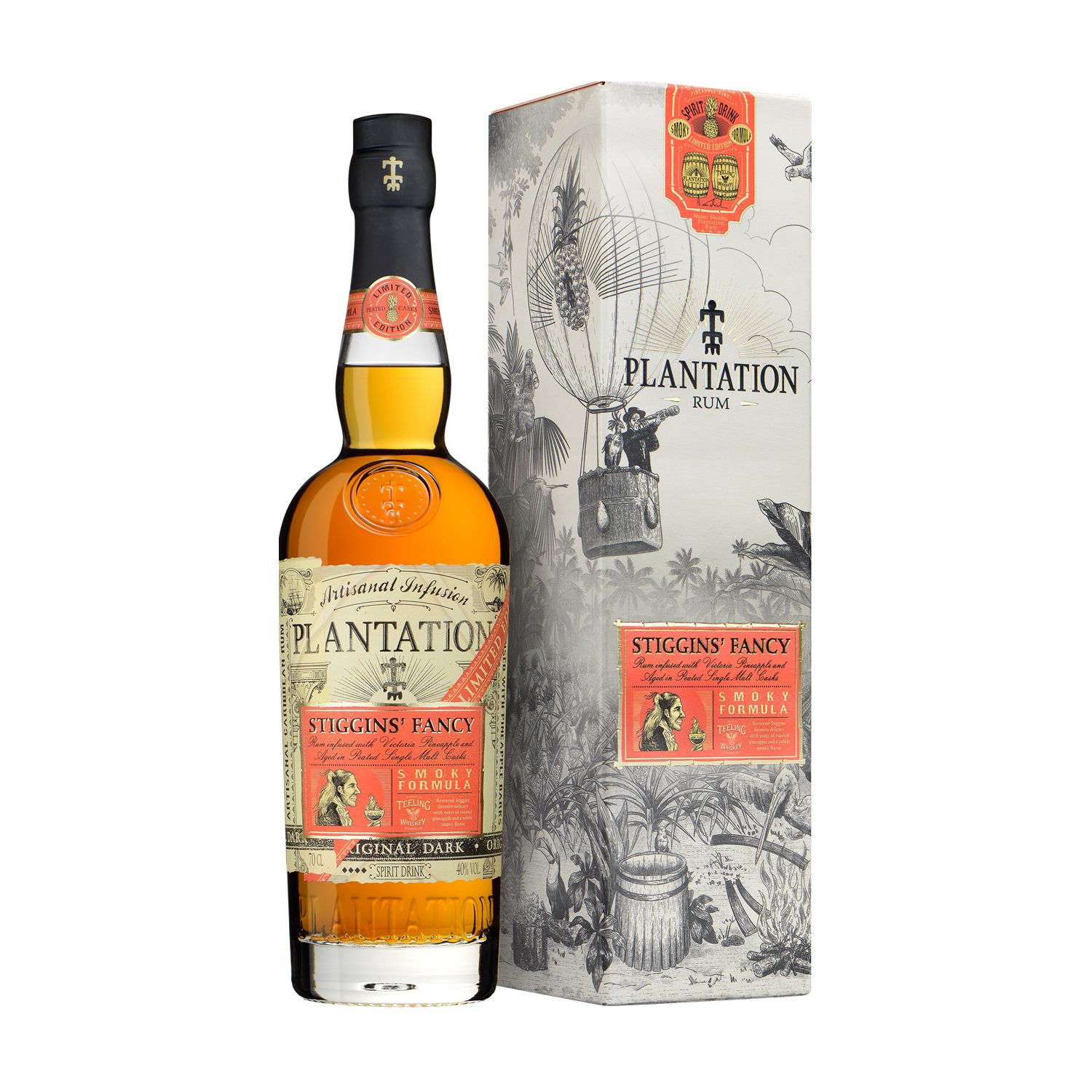 Plantation Stiggins' Fancy Smoky 40% Vol. 0,7l mit Geschenkbox