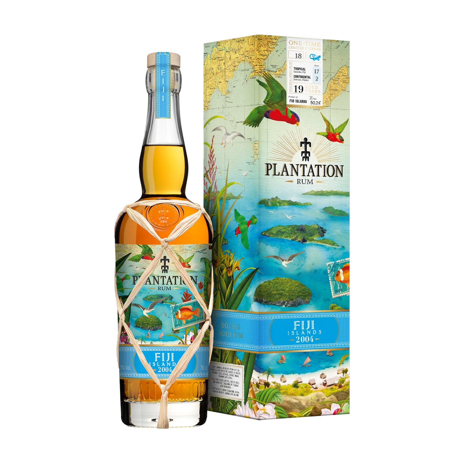 Plantation Rum Fiji Islands 2009 Limited 49,5% Vol. 0,7l mit Geschenkbox
