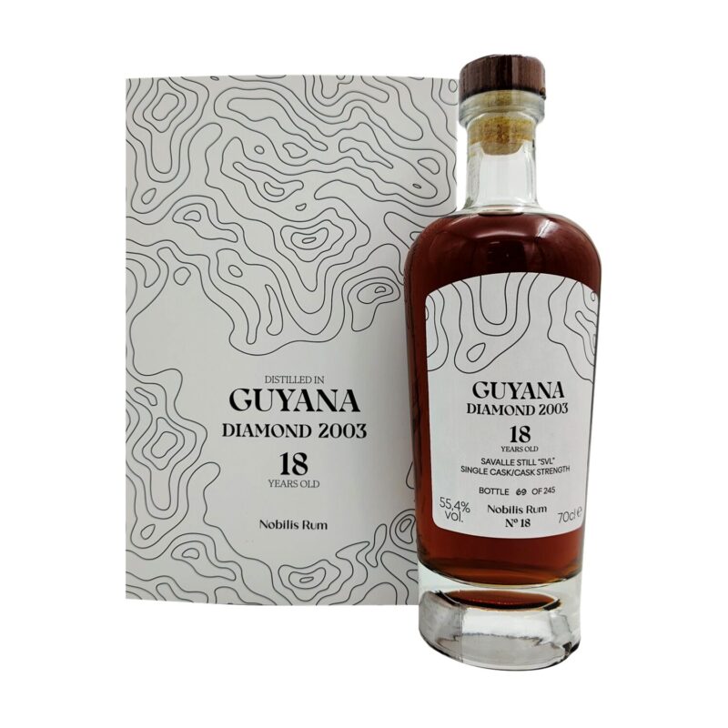 Nobilis Guyana Diamond Rum 2003  Savalle Still "SVL" 55,4% Vol. 0,7l