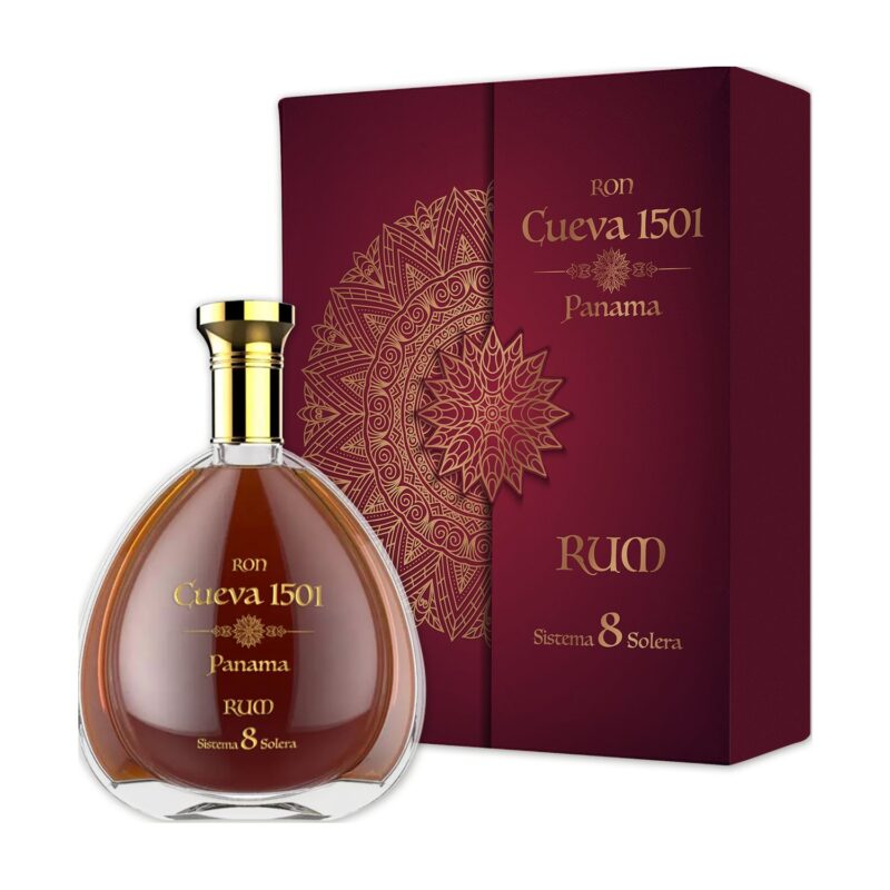 Ron Cueva 1501 Panama Rum 8 Jahre 40% Vol. 0,7l mit Geschenkbox