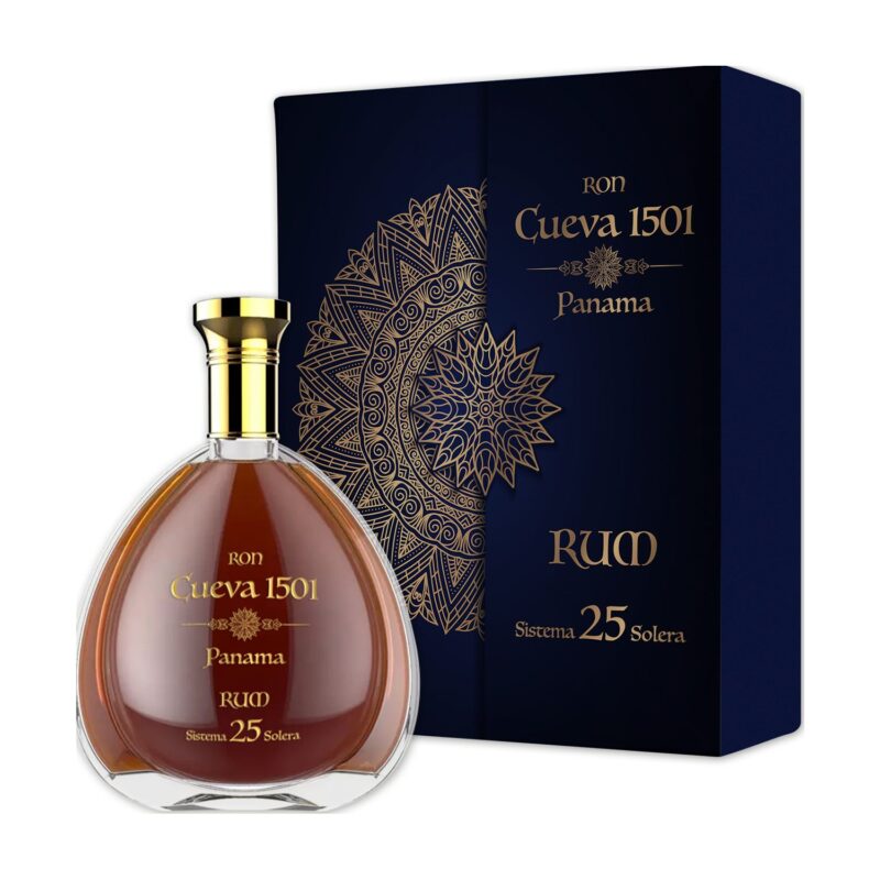 Ron Cueva 1501 Panama Rum 25 Jahre 40% Vol. 0,7l mit Geschenkbox