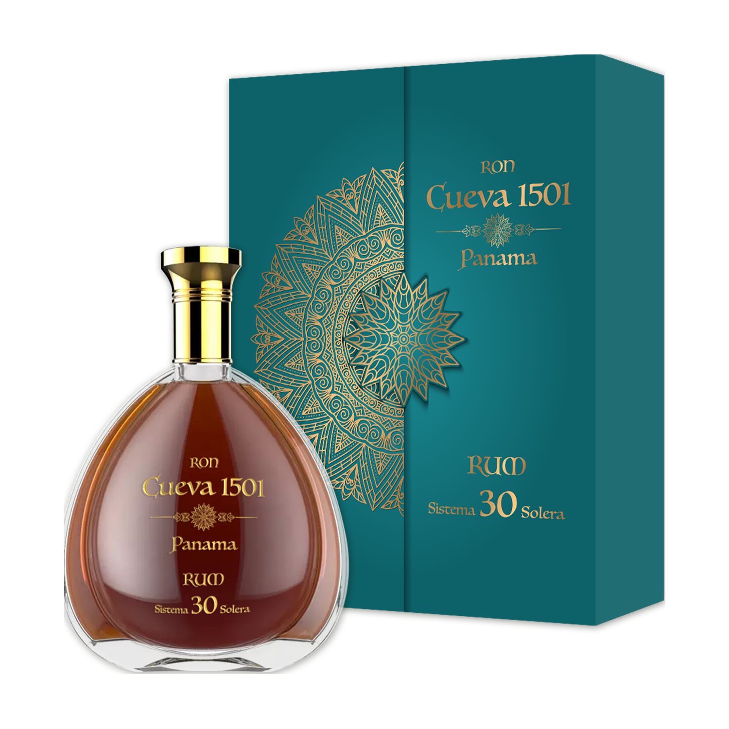 Ron Cueva 1501 Panama Rum 30 Jahre 40% Vol. 0,7l mit Geschenkbox