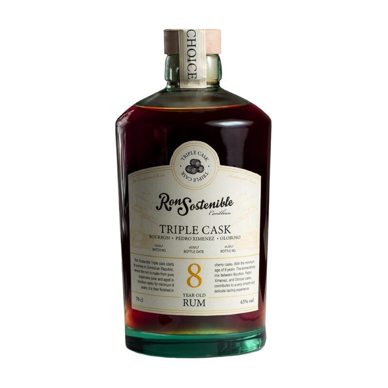 Ron Sostenible 8 Jahre Triple Cask Rum 43% Vol. 0,7l