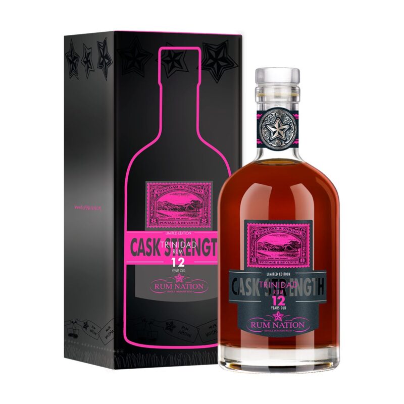 Rum Nation Trinidad 12 Jahre Cask Strength 53,4% Vol. 0,7l mit Geschenkbox