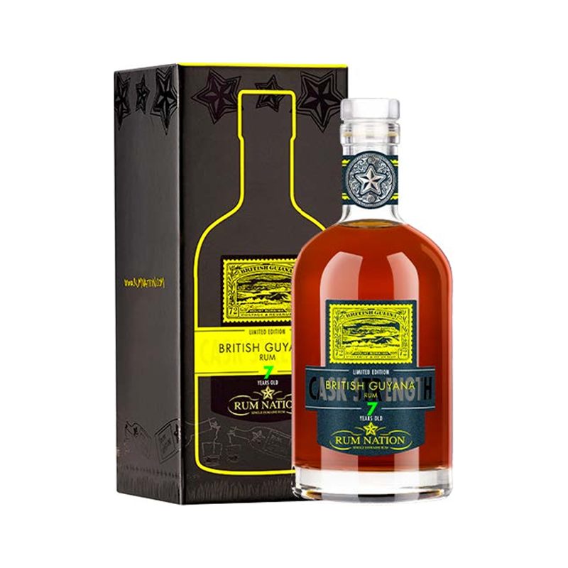 Rum Nation British Guyana 7 Jahre 59% Vol. 0,7l mit Geschenkbox