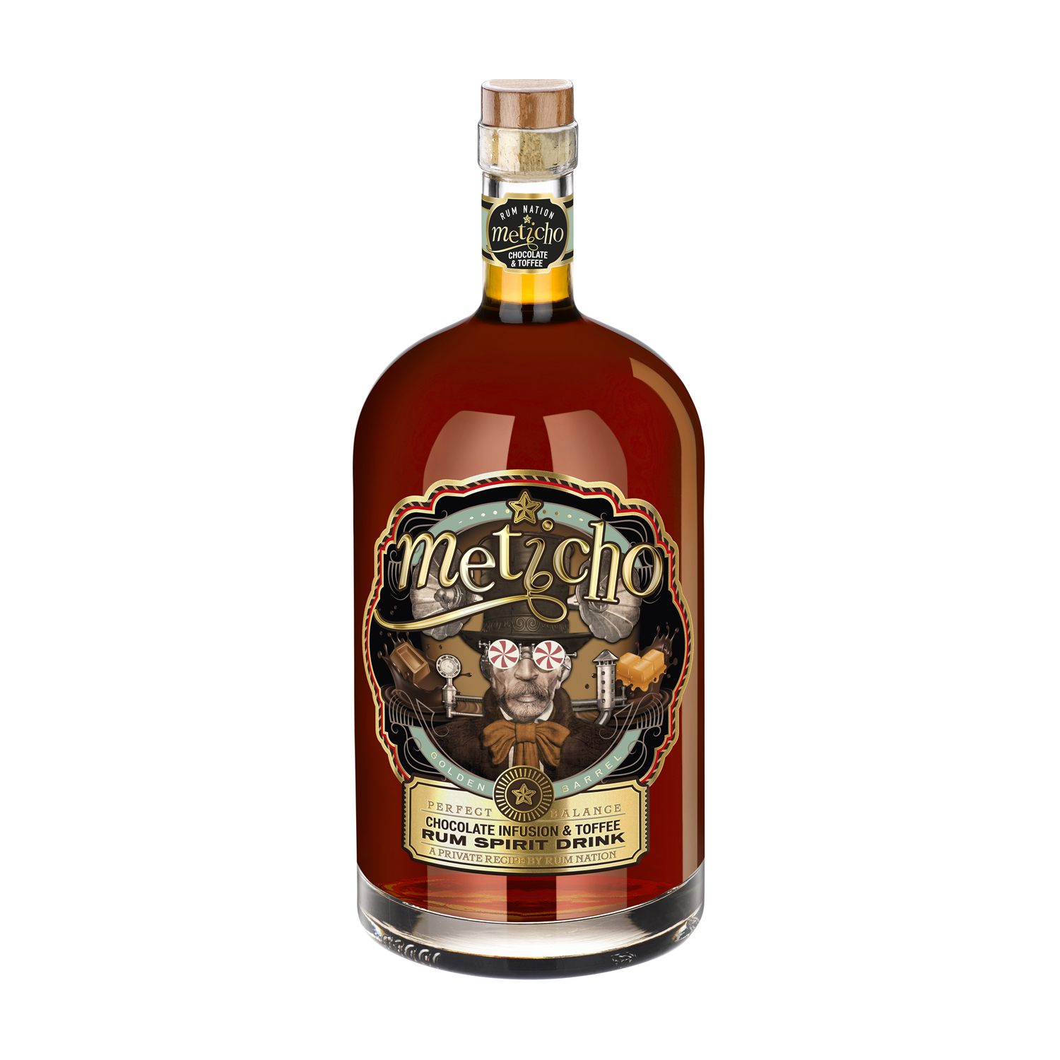 Rum Nation Meticho Chocolate & Toffee Rum Spirit Drink 40% Vol. 4,5l