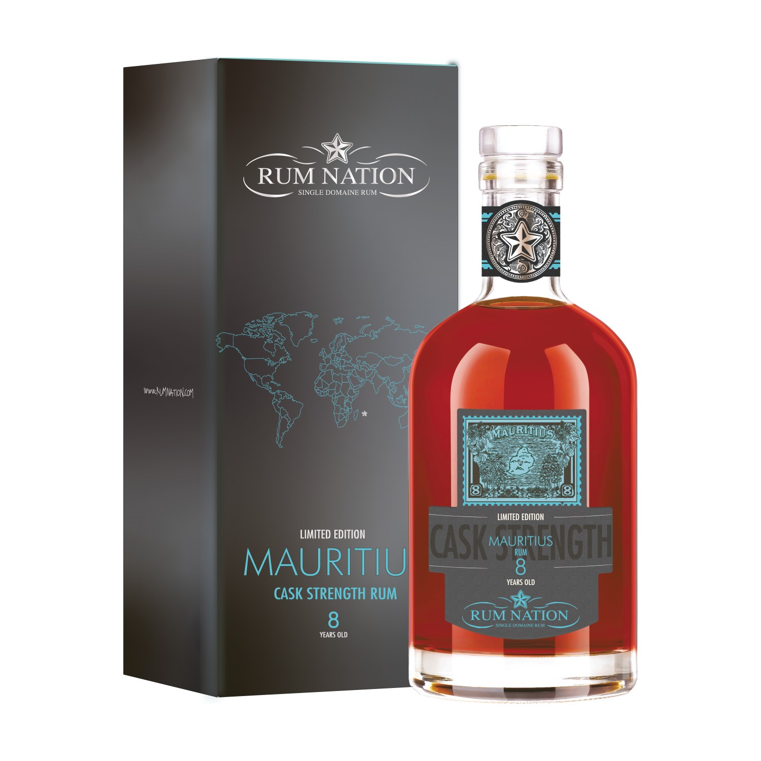 Rum Nation Mauritius 8 Jahre Limited Edition 54,9% Vol. 0,7l mit Geschenkbox