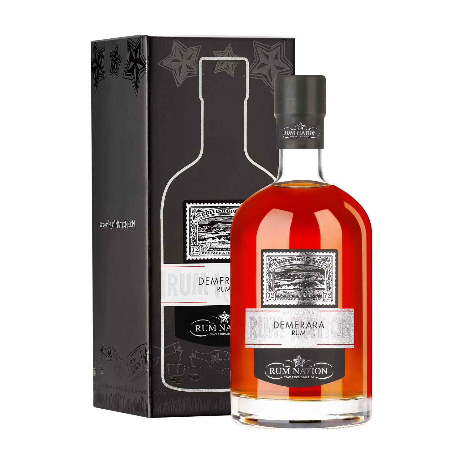 Rum Nation Demerara Solera N° 14 40% Vol. 0,7l mit Geschenkbox