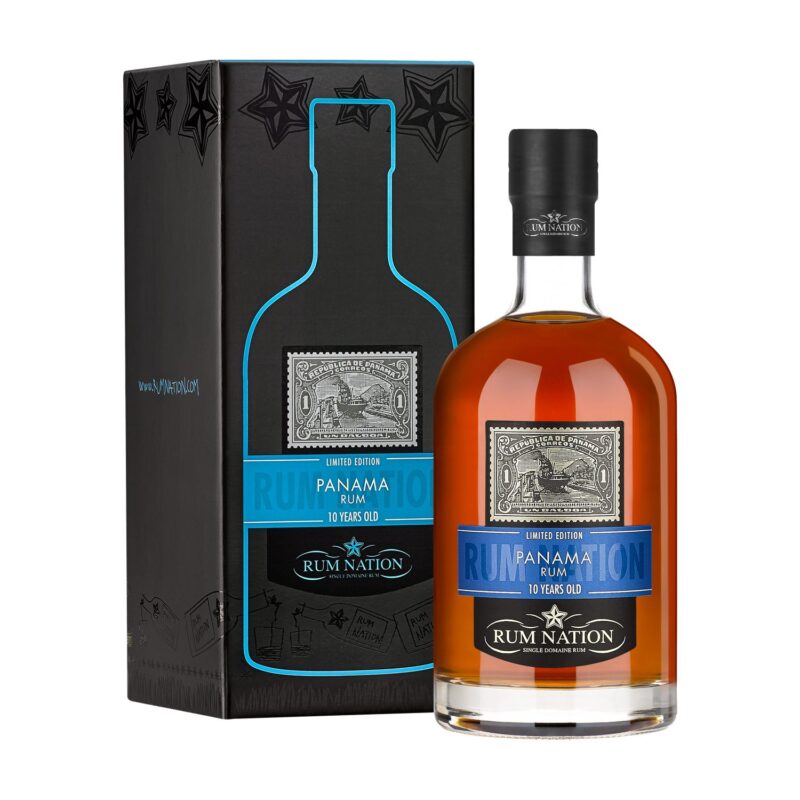 Rum Nation Panama 10 Jahre 40% Vol. 0,7l mit Geschenkbox