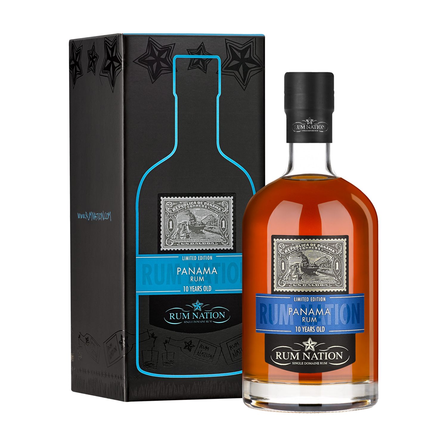 Rum Nation Panama 10 Jahre 40% Vol. 0,7l mit Geschenkbox