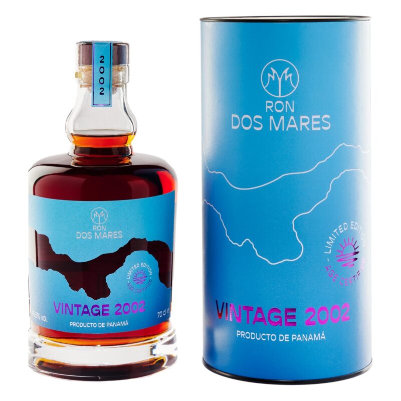 Ron Dos Mares Vintage 2002 46,5% Vol. 0,7l mit Geschenkbox