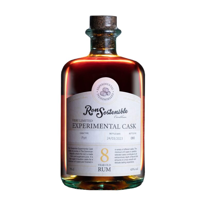 Ron Sostenible 8 Jahre Experimental Cask Port Finish 43% Vol. 0,7l