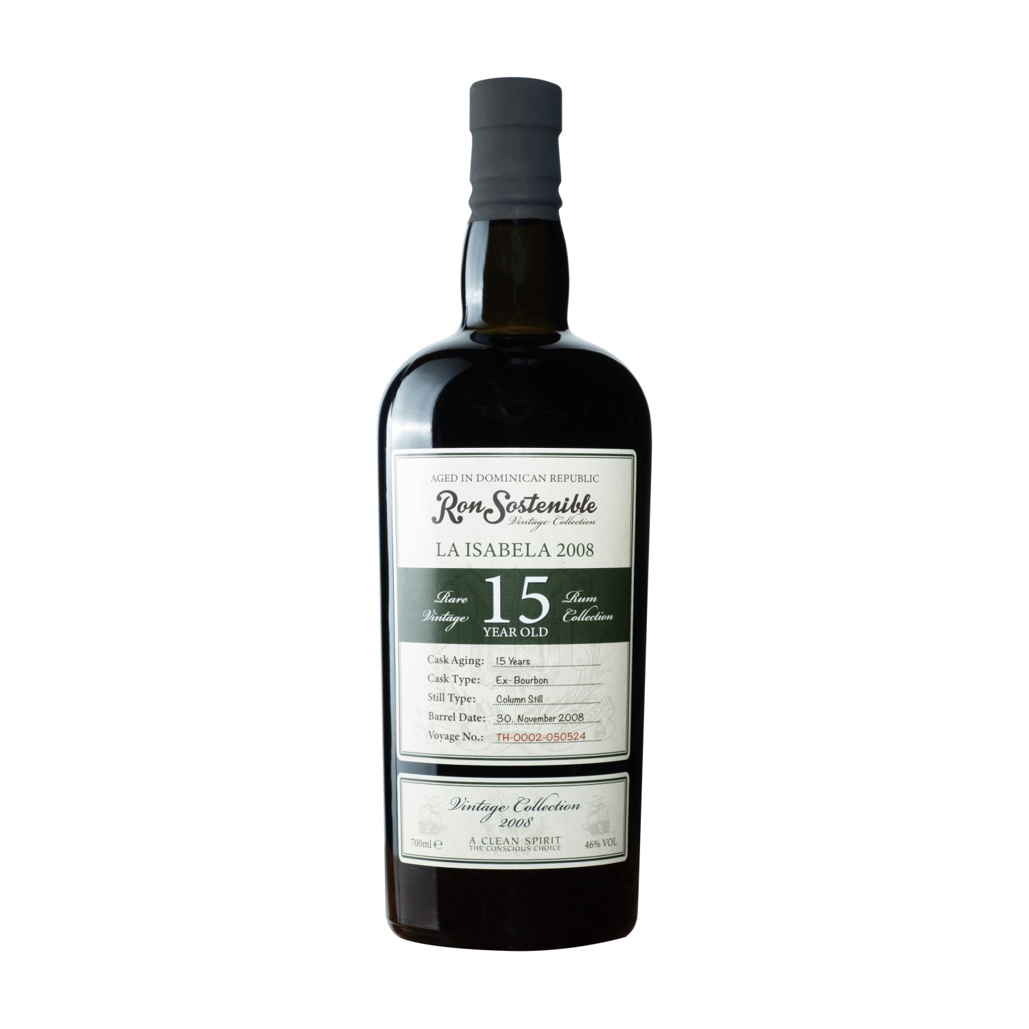 Ron Sostenible La Isabela 15 Jahre 46% Vol. 0,7l