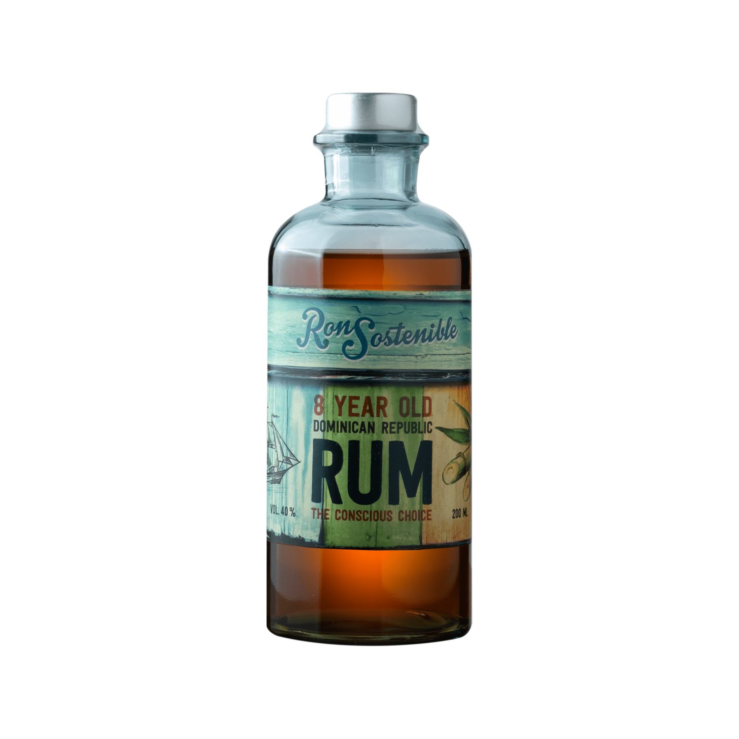 Ron Sostenible 8 Jahre Conscious Choice Rum 40% Vol. 0,2l