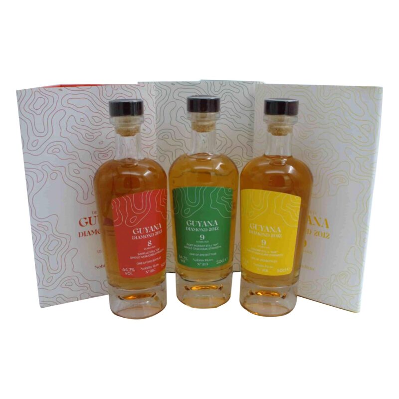 Nobilis Guyana Diamond Rum Set 65,63 Vol. 3 x 0,5l