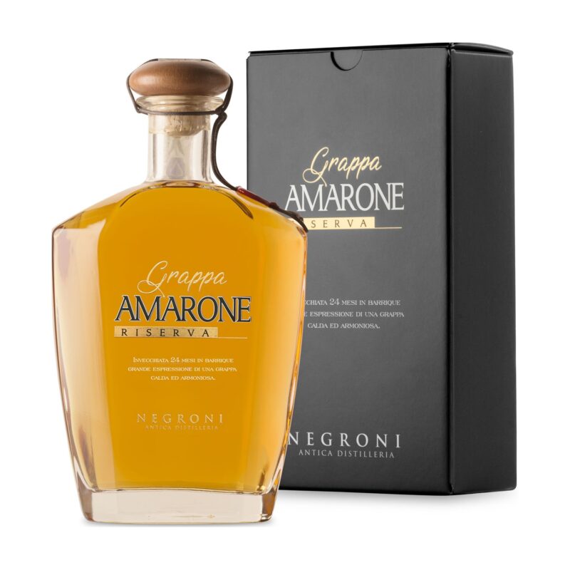 Negroni Grappa di Amarone Riserva 40% Vol. 0,7l mit Geschenkbox