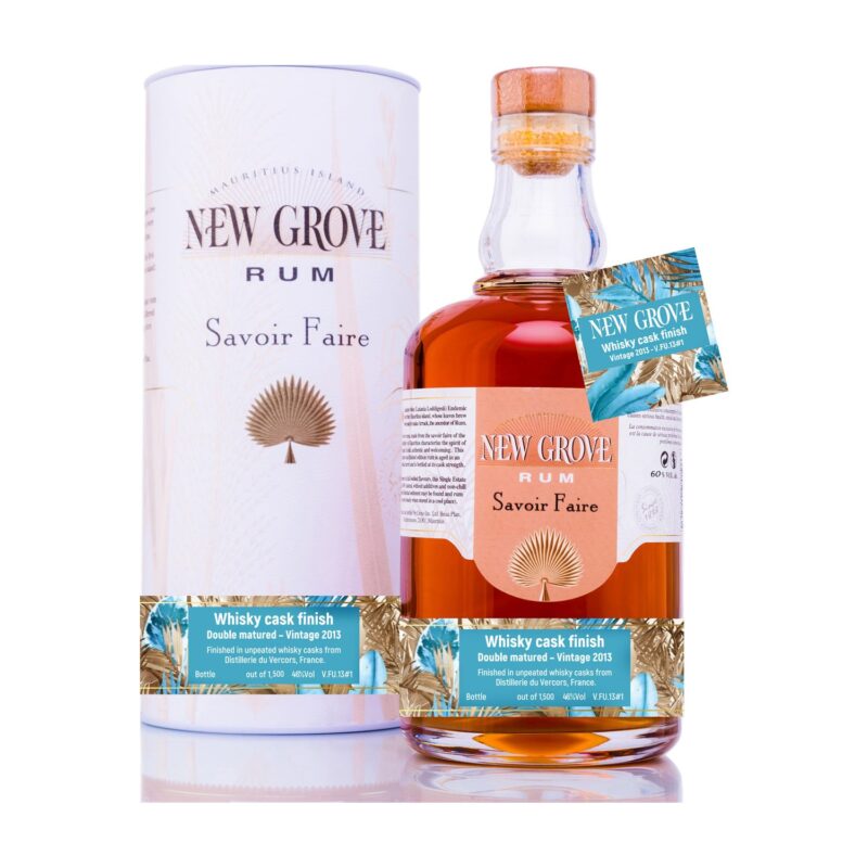 New Grove Savoir Faire Rum Vercors Whisky Finish 2013 46% Vol.0,7l + GB