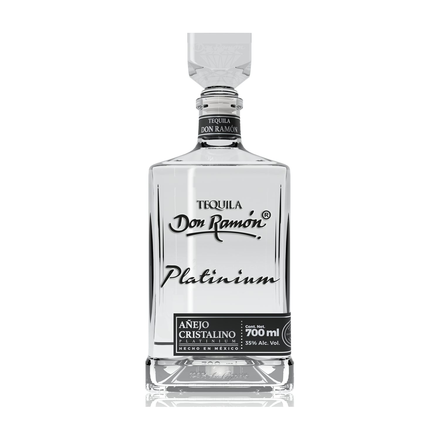 Don Ramón Tequila Platinum Añejo 100% de Agave 35% Vol. 0,7l