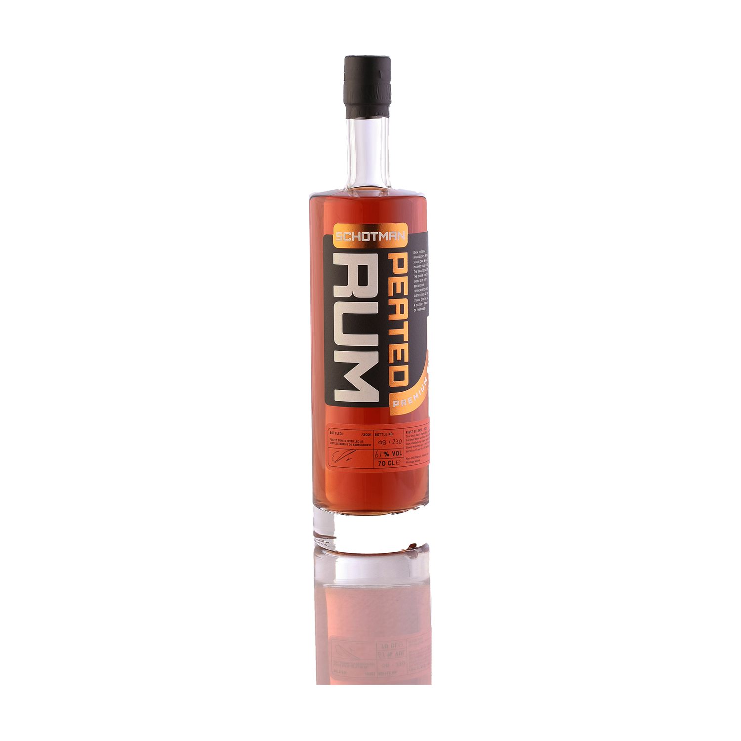 Schotman Peated Rum Port Finish Batch 1 Limited 61% Vol. 0,7l