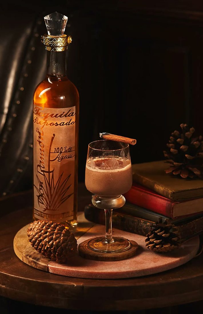 Oaxacan Hot Chocolate mit Don Ramón Punta Diamante Reposado