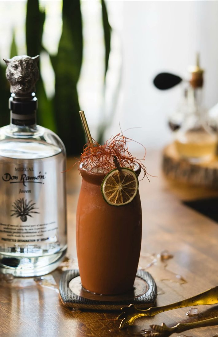 Muerto Noche mit Don Ramón Mezcal Salmiana