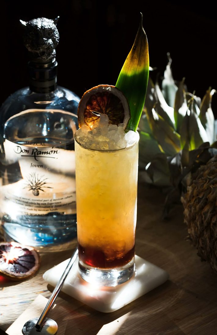 Smoky Sunrise mit Don Ramón Mezcal Salmiana