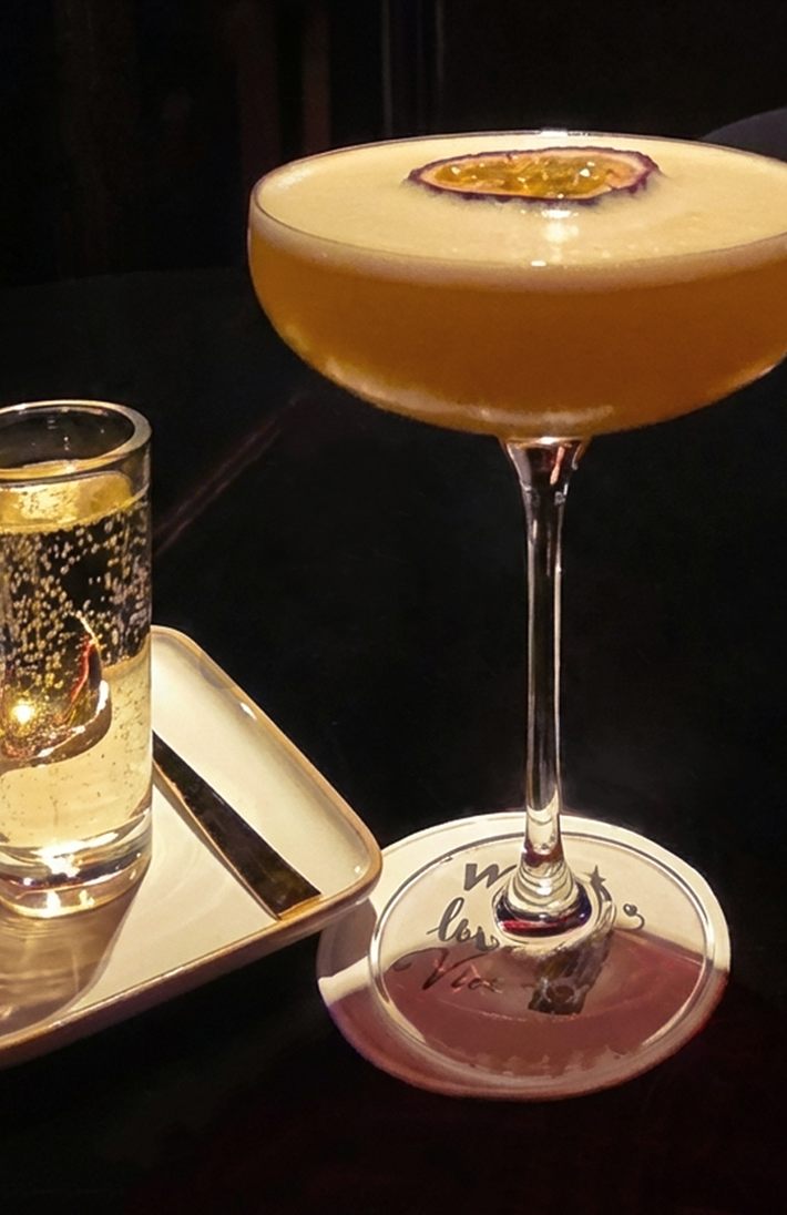 Pornstar Martini mit Maracuja Püree
