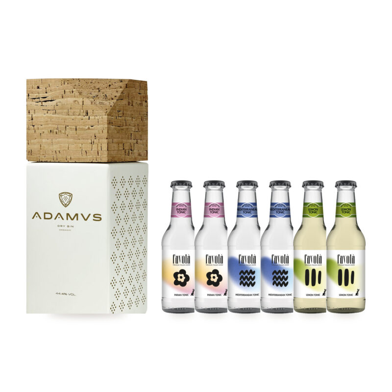 Gin & Tonic Set - Adamus mit drei Tonic-Sorten