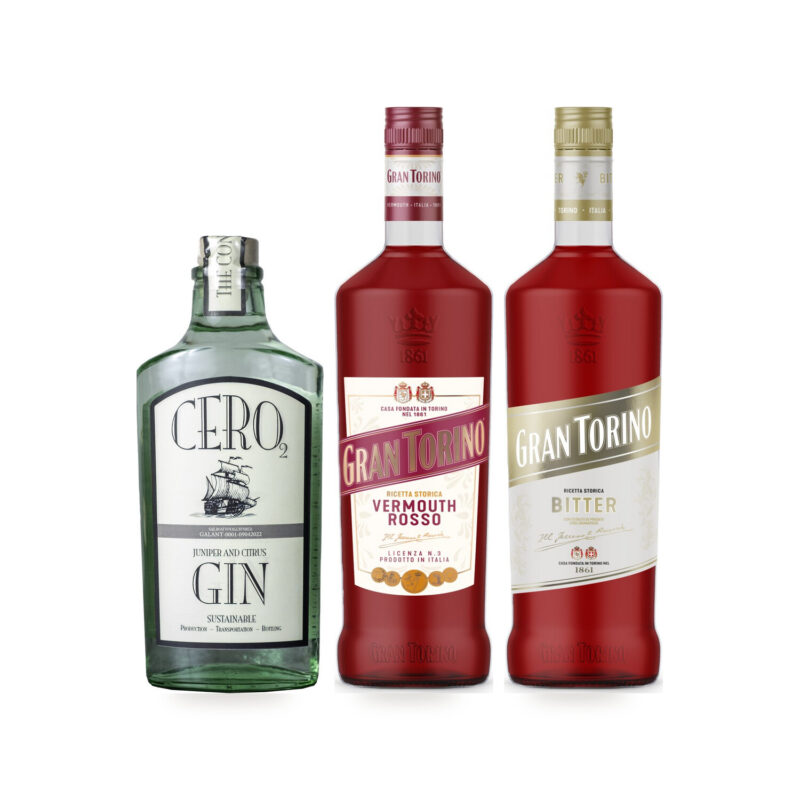 Negroni Set - Gin, Wermut und Bitter
